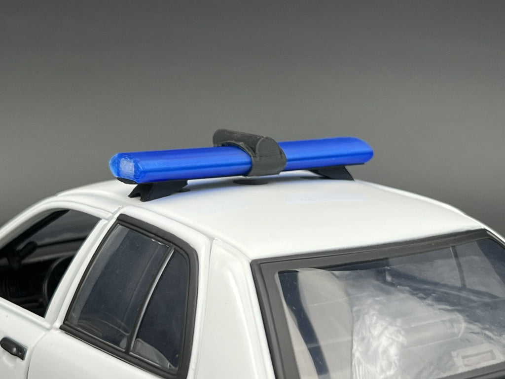 1/18 Scale Model Jetsonic Lightbar Blue Clear FHP Florida Highway Patrol Police 10