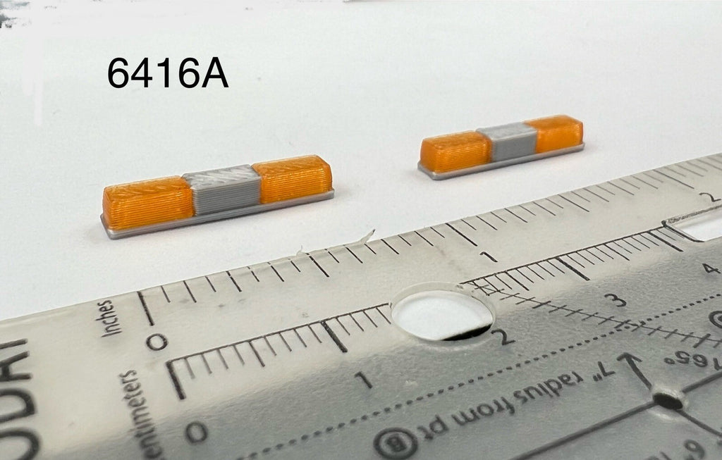 2 Pack 1/64 Amber Federal Signal Twinsonic Lightbar Green Light Tow Security0
