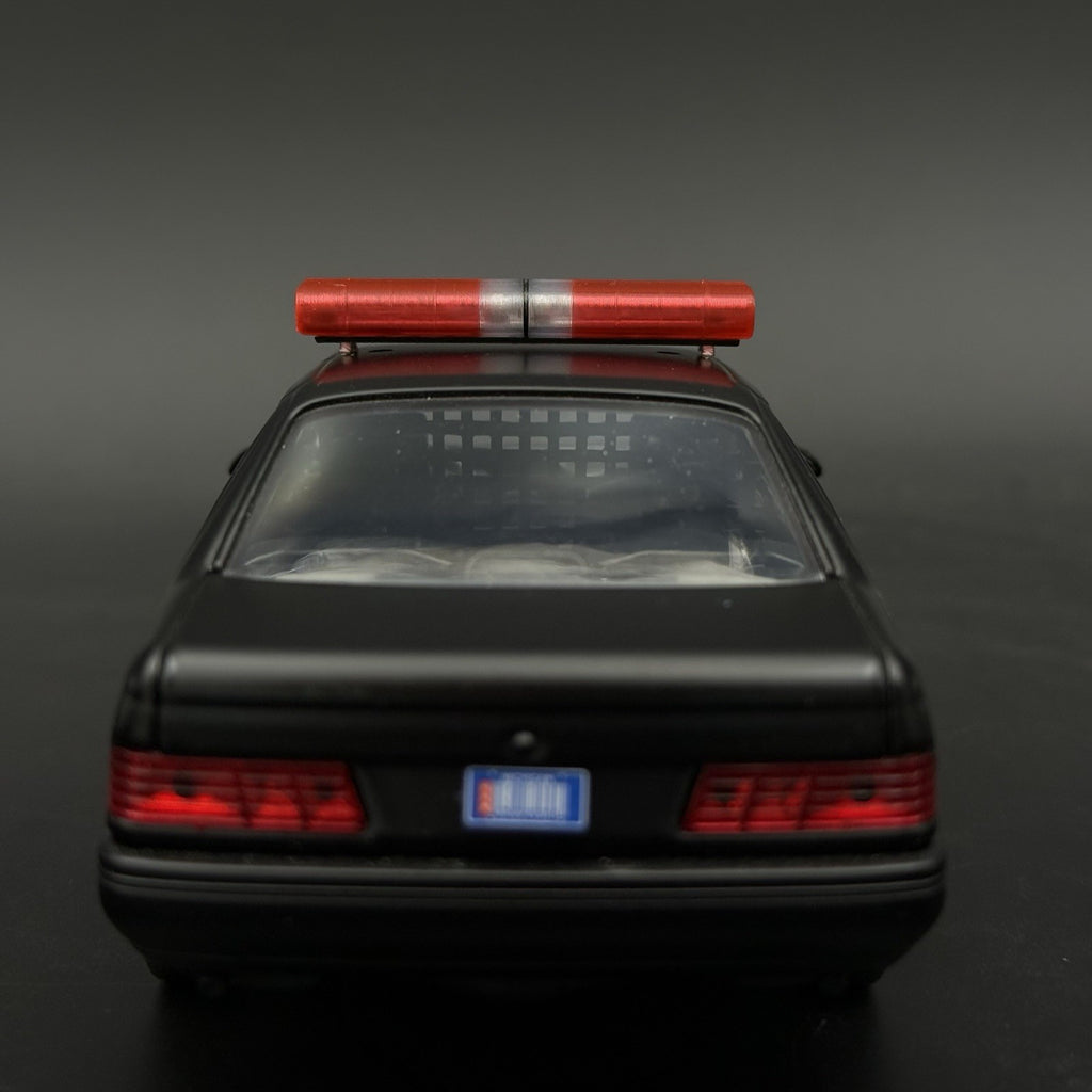 1/24 1/25 LED Ready AeroDynic Red Clear Lightbar Police Sheriff Fire EMS9