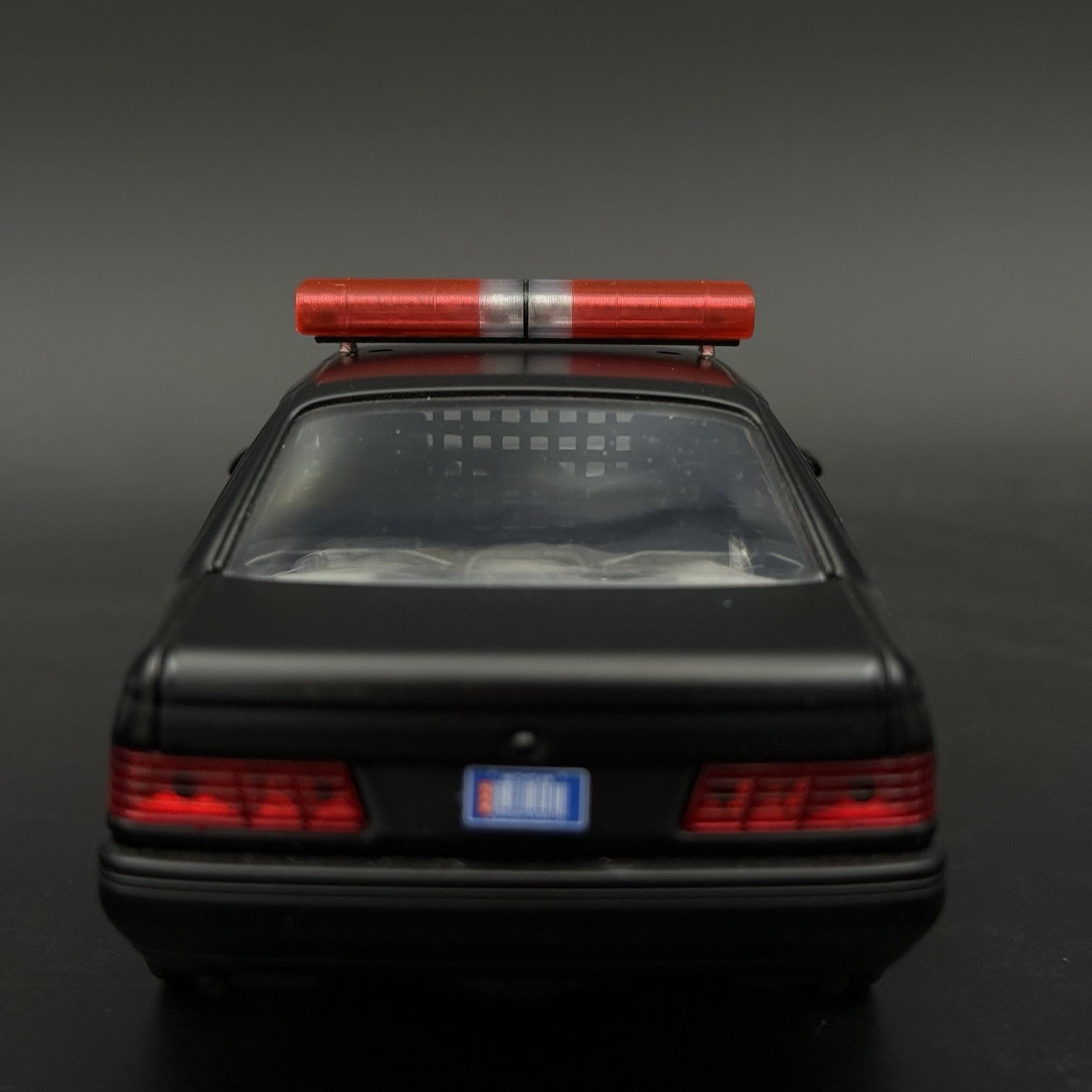 1/24 1/25 LED Ready AeroDynic Red Clear Lightbar Police Sheriff Fire EMS9