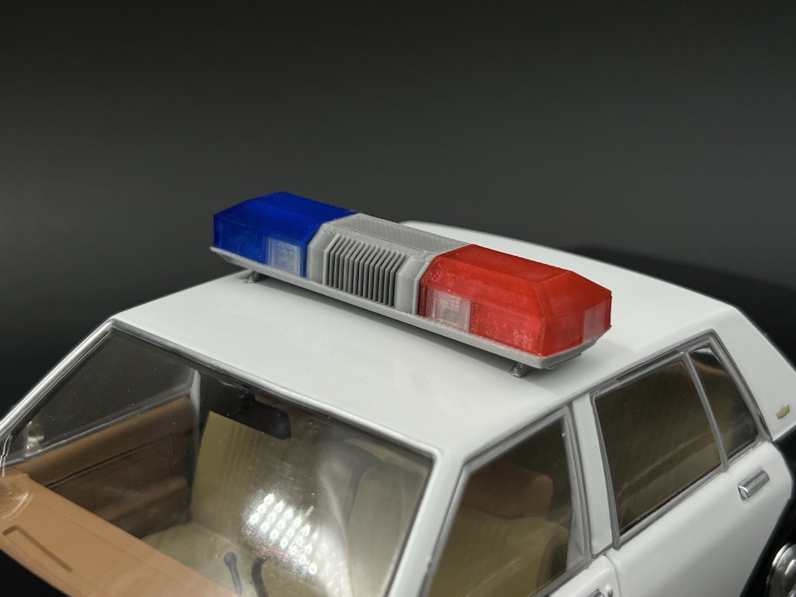 1/18 Blue Red Smith Wesson 8780 8880 8980 Lightbar Police Sheriff Fire18