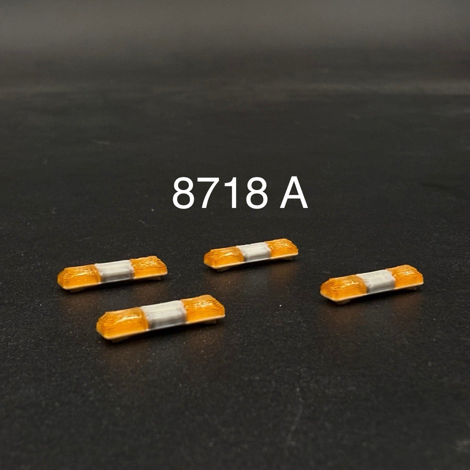 4 Pack 1/87 HO Smith Wesson 8000 8780 8880 8980 Amber Lightbar Tow Work Truck0
