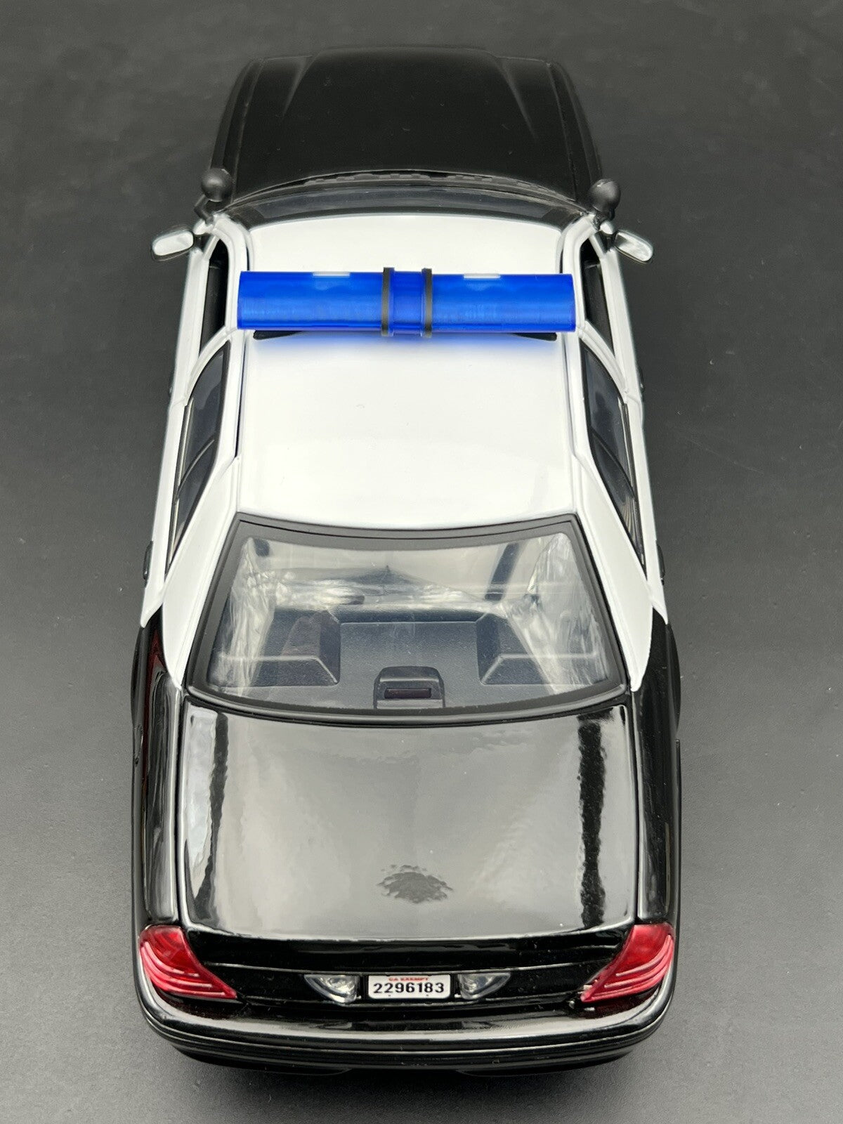 1/18 LED Ready Jetstrobe Jetstream Lightbar Blue Clear State Police Sheriff6