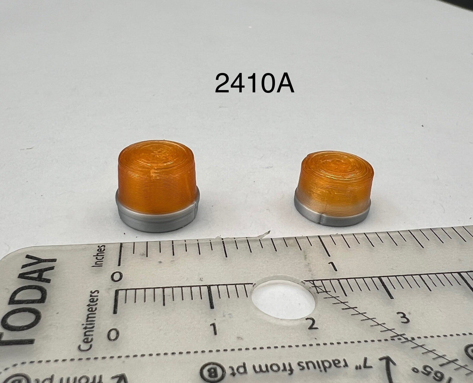 2 Pack 1/24 25 27 LED Ready Amber Beacon Lightbar Security Tow Work Truck0