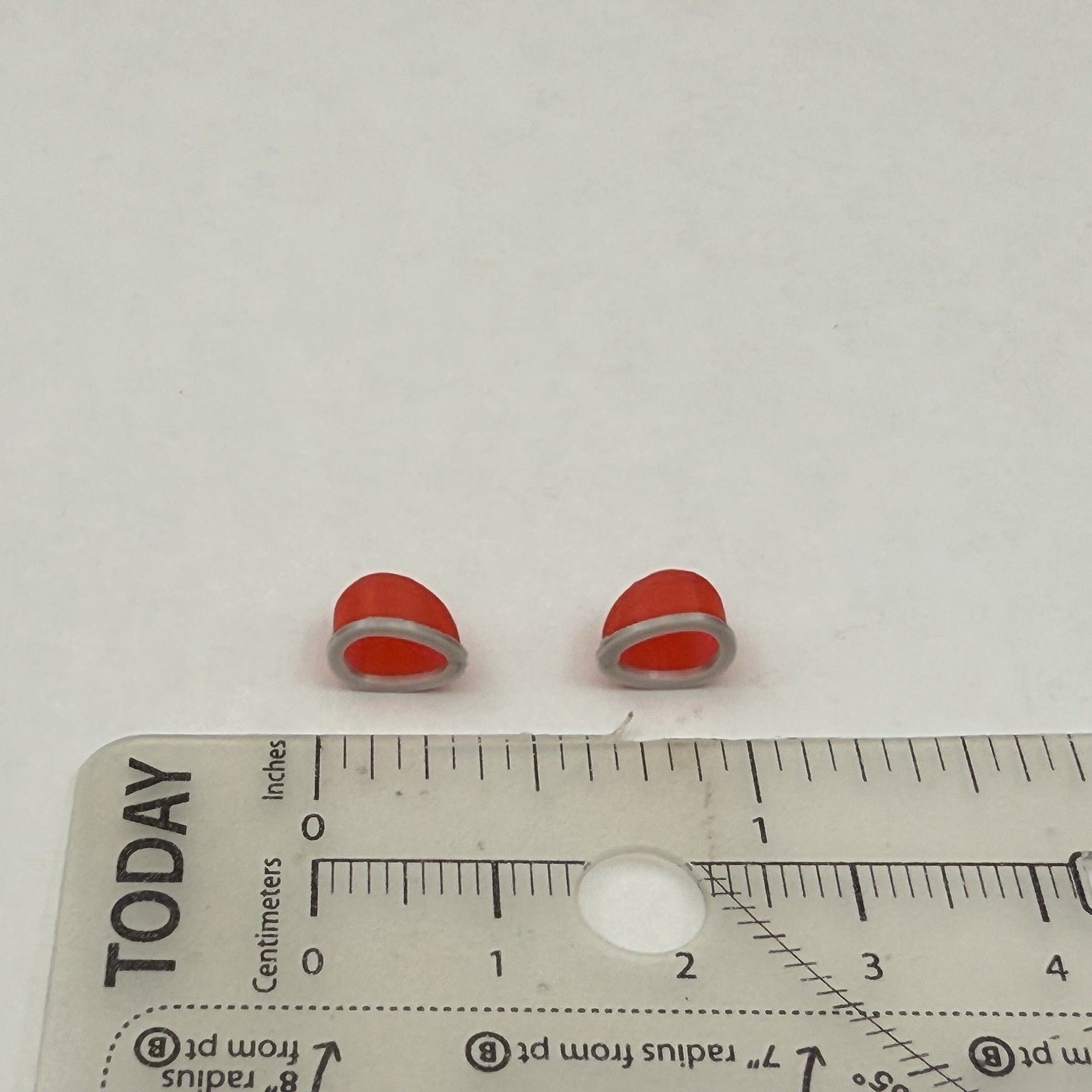 2Pack 1/24 25 LED Ready Red Fire Ball Teardrop Beacon Kojak Starsky Hutch Police1