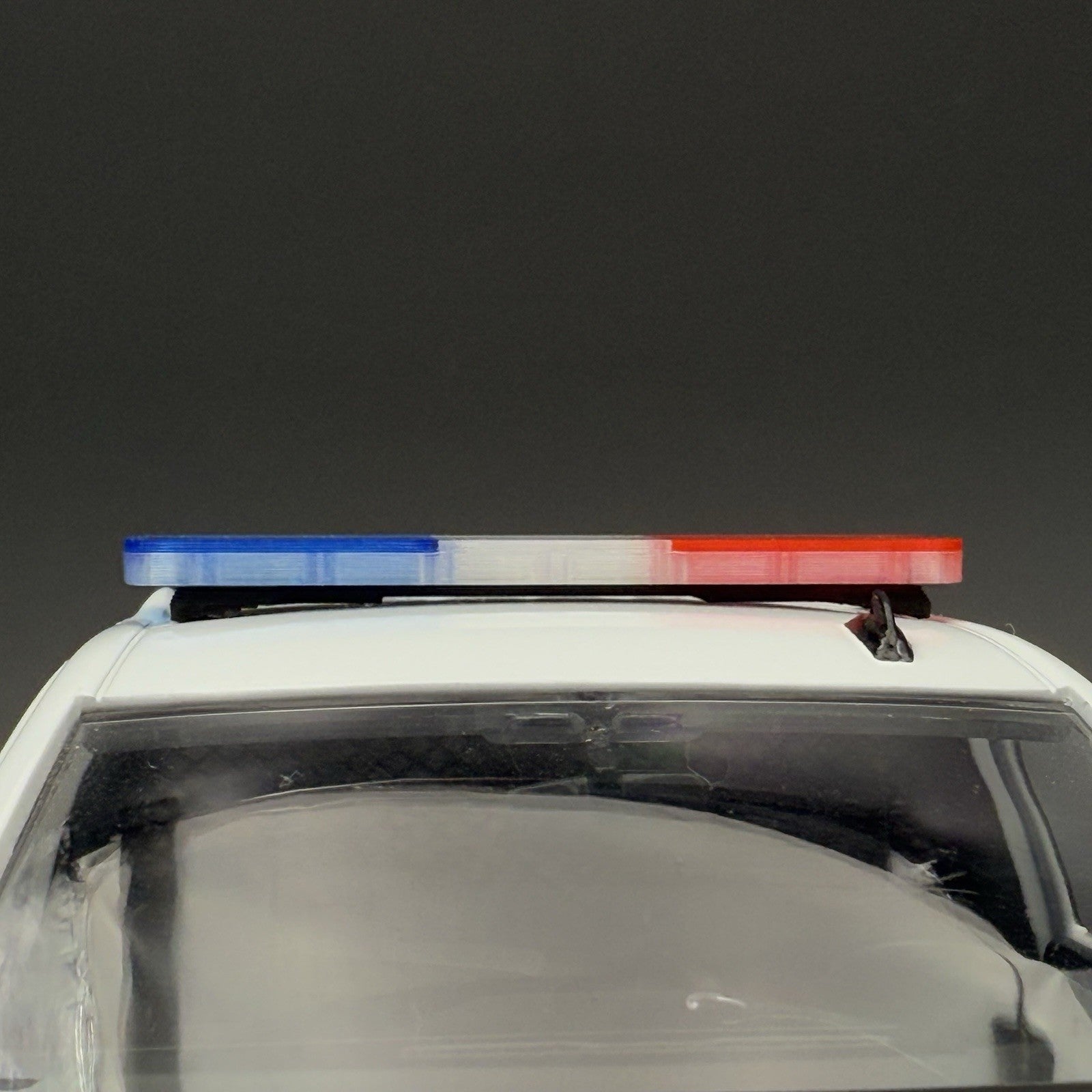 1/24 Scale LED Compatible Tahoe Width XL Legend Lightbar Red Clear Police 2430RC3