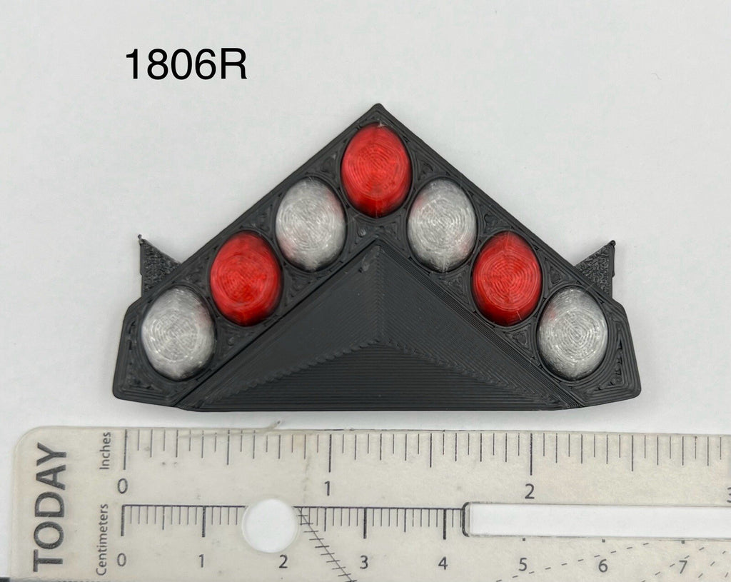 1/18 LED Ready NYPD Red Federal Signal Vision SLR Lightbar Police Sheriff Car0