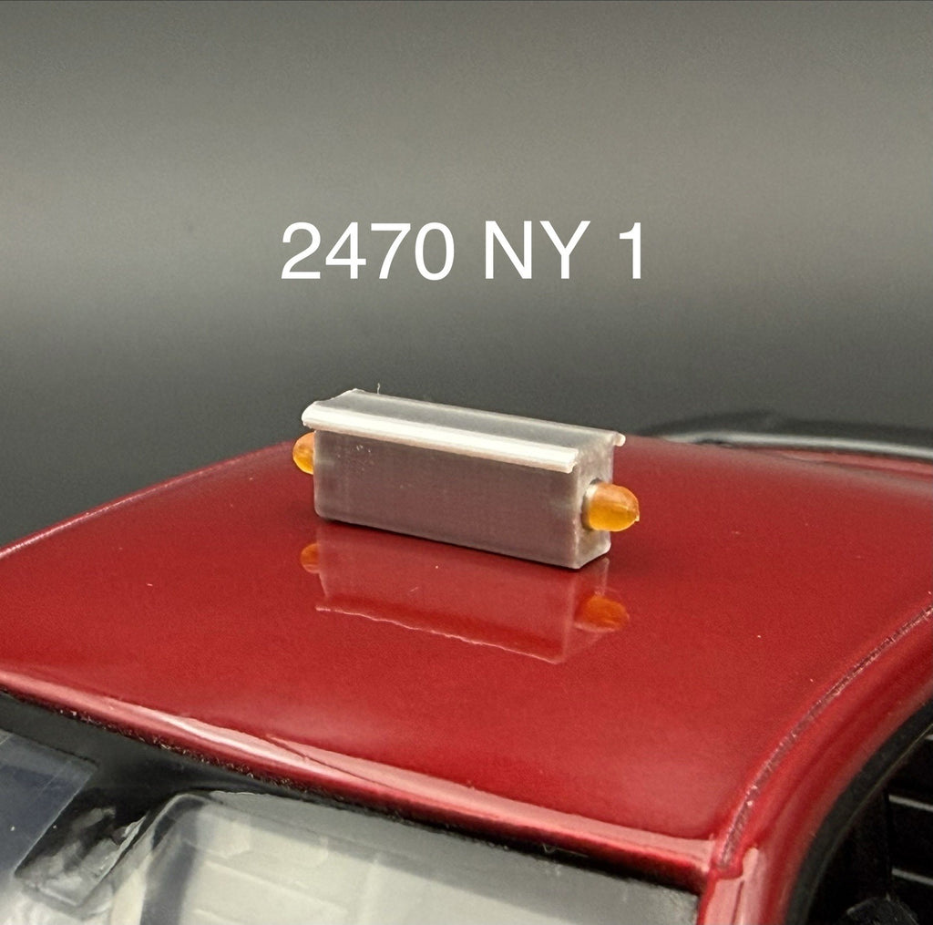 1/24 Scale Model Taxi Sign New York 2470NY10
