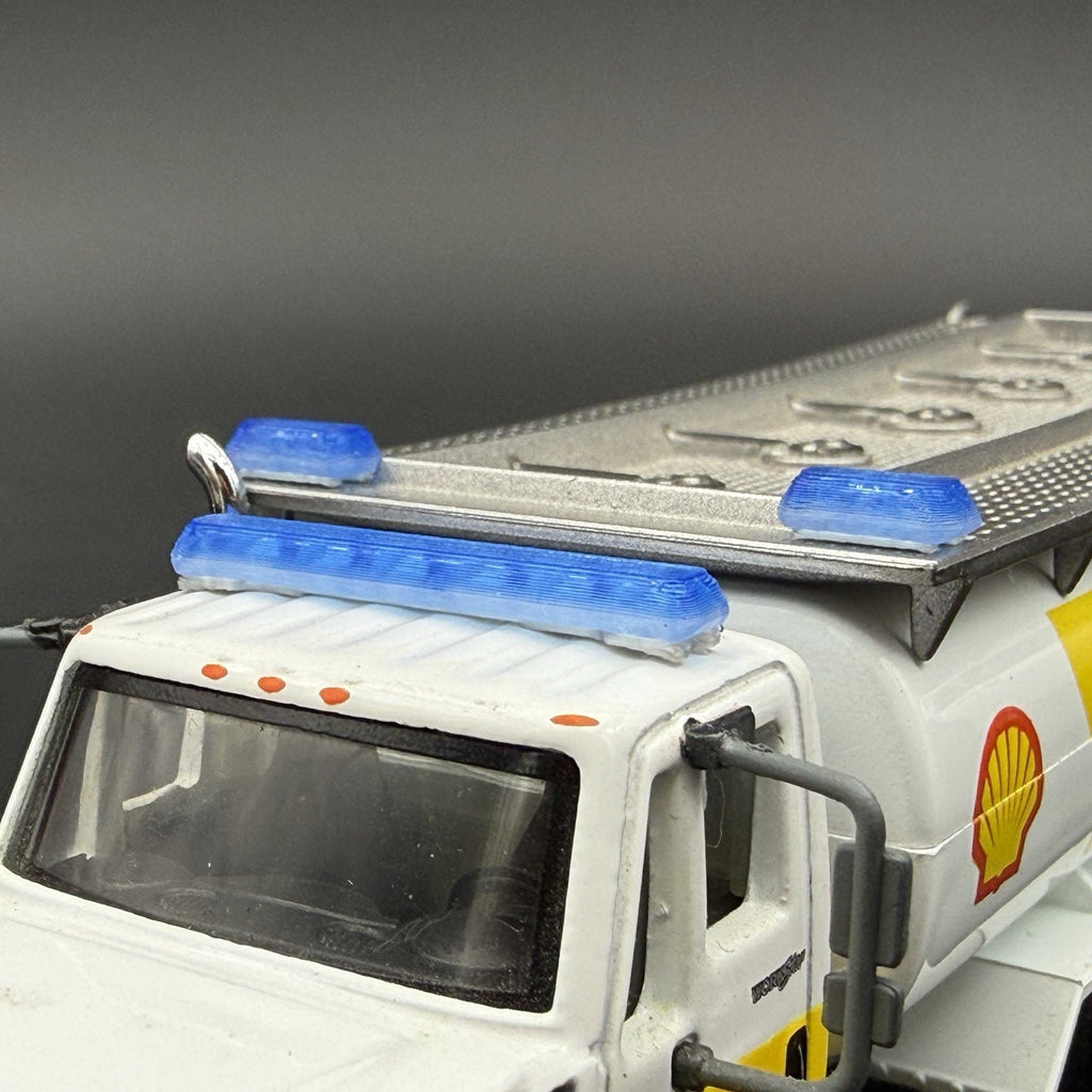3 Pack 1/64 Scale Blue Code 3 MX7000 Long Short Lightbar Fire Engine EMS 6411B8