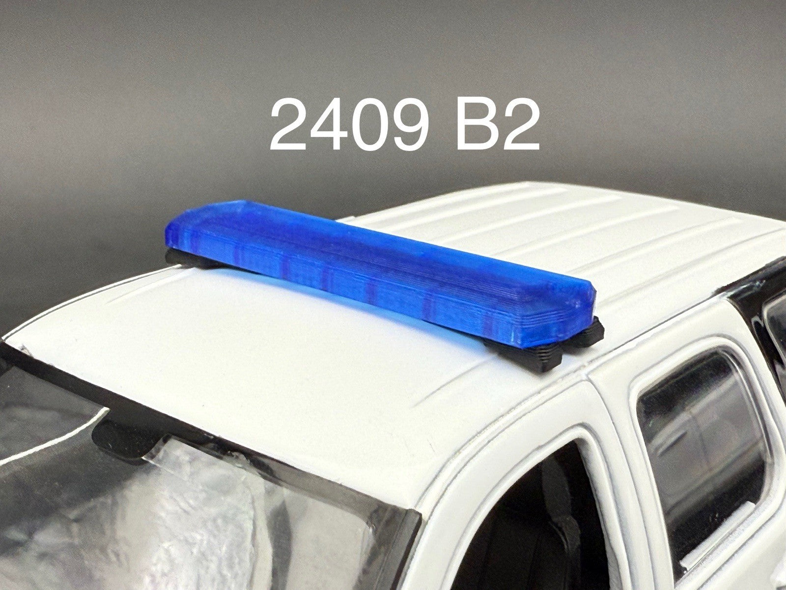 1/24 25 27 LED Ready Code 3 2700 Blue Lightbar Ohio Highway Patrol Police 2409B20