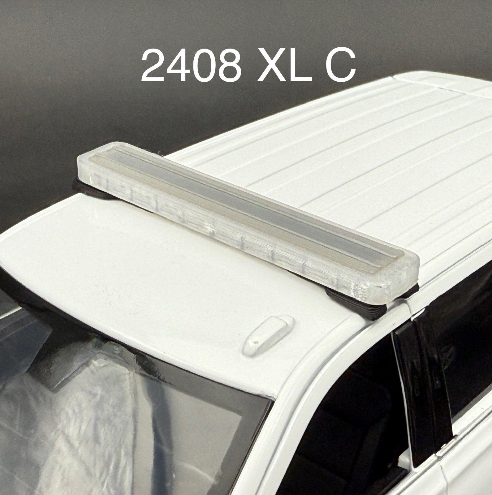 1/24 LED Compatible Clear Whelen XL Edge Freedom Lightbar Police Tahoe 2408XLC0