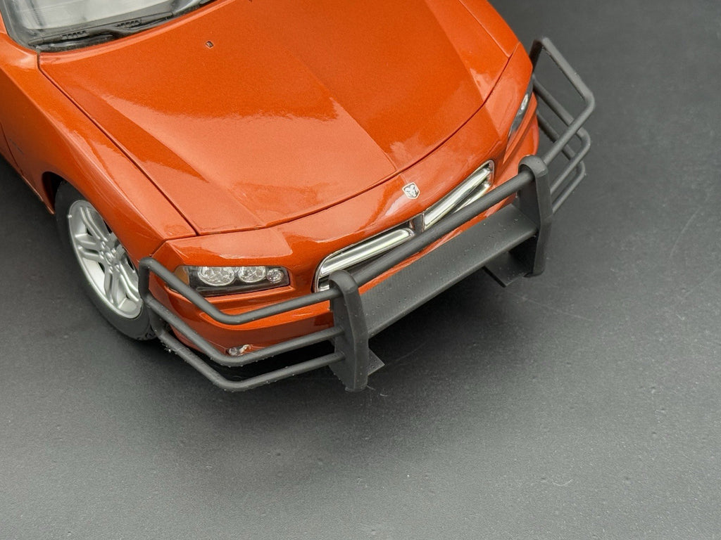 1/18 Go Rhino Wrap Around Push Bumper Pushbar Welly Dodge Charger Police 185110