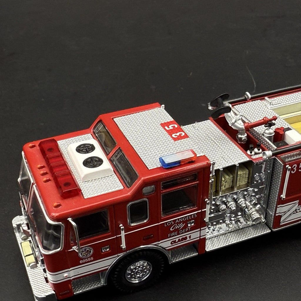 2 Pack 1/64 Mini Whelen Edge Blue Red Lightbar Gray Top Cover Police Fire EMS6