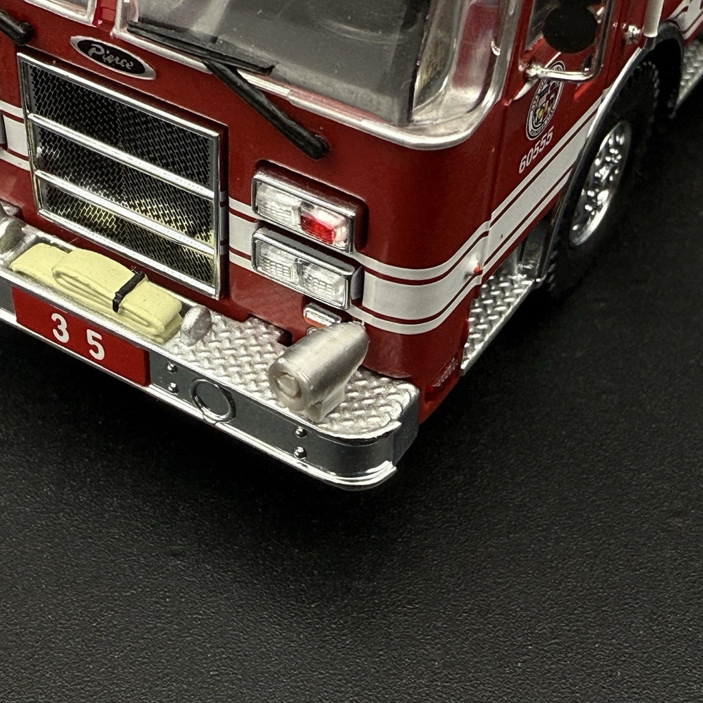 2-Pack 1/50 Scale Model B&M Super Chief Siren Code 3 Fire Truck Kitbash 50186