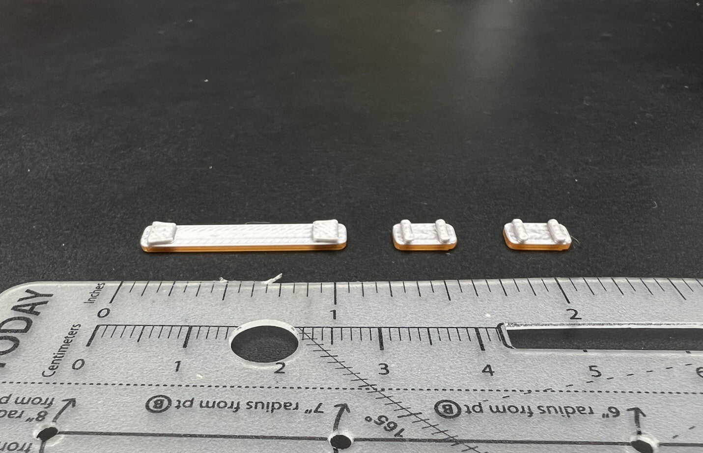 3 Pack 1/64 Long & Short Amber Lightbar for DCP Tow Truck Trailers Rig Work4