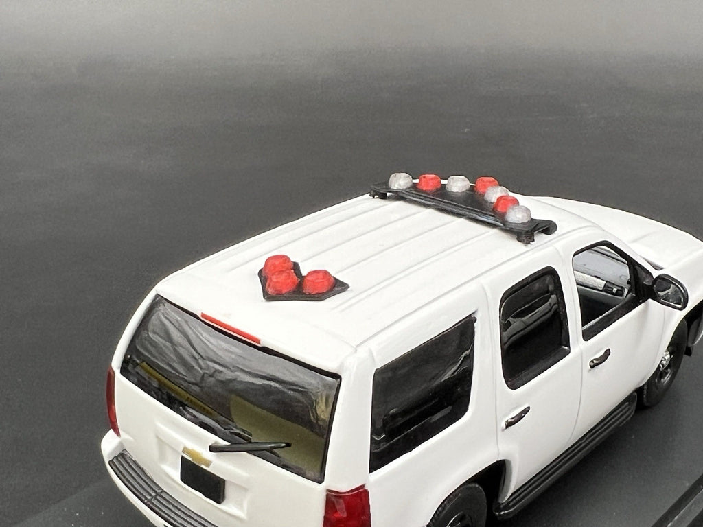 2 Pack 1/43 NYPD Red Federal Signal Vision SLR Lightbar Greenlight Police Car9