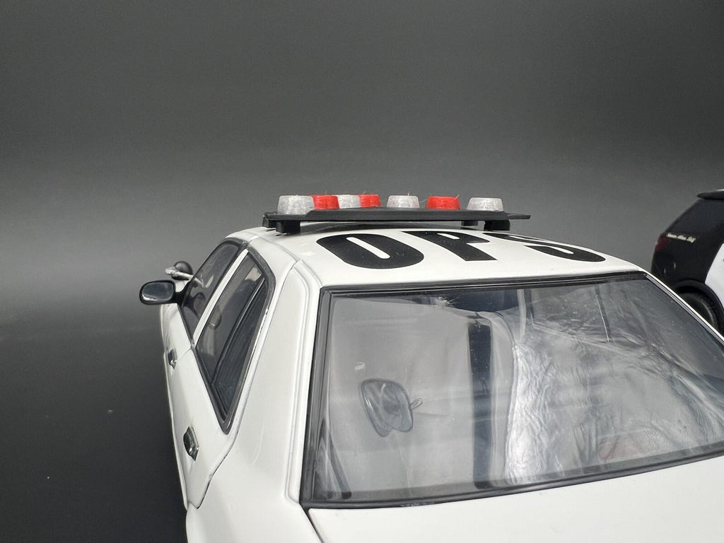 1/18 LED Ready NYPD Red Federal Signal Vision SLR Lightbar Police Sheriff Car7