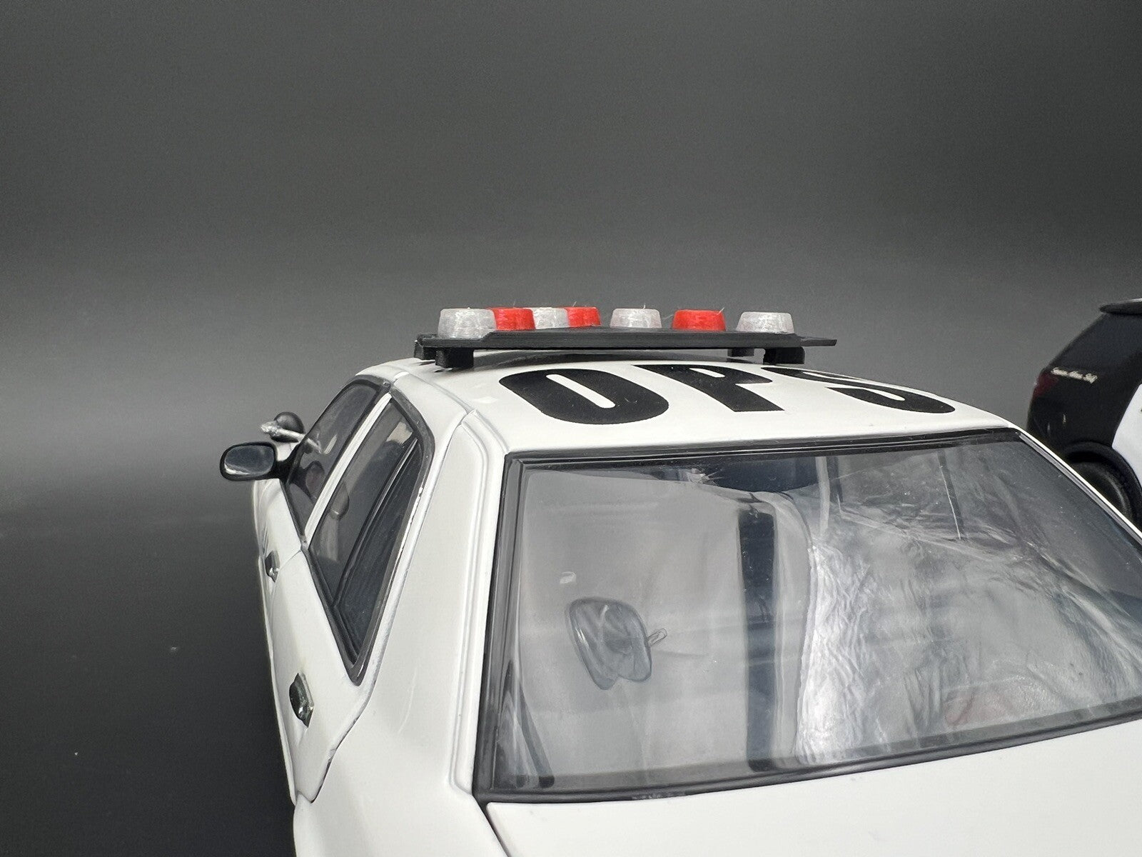 1/18 LED Ready NYPD Red Federal Signal Vision SLR Lightbar Police Sheriff Car7