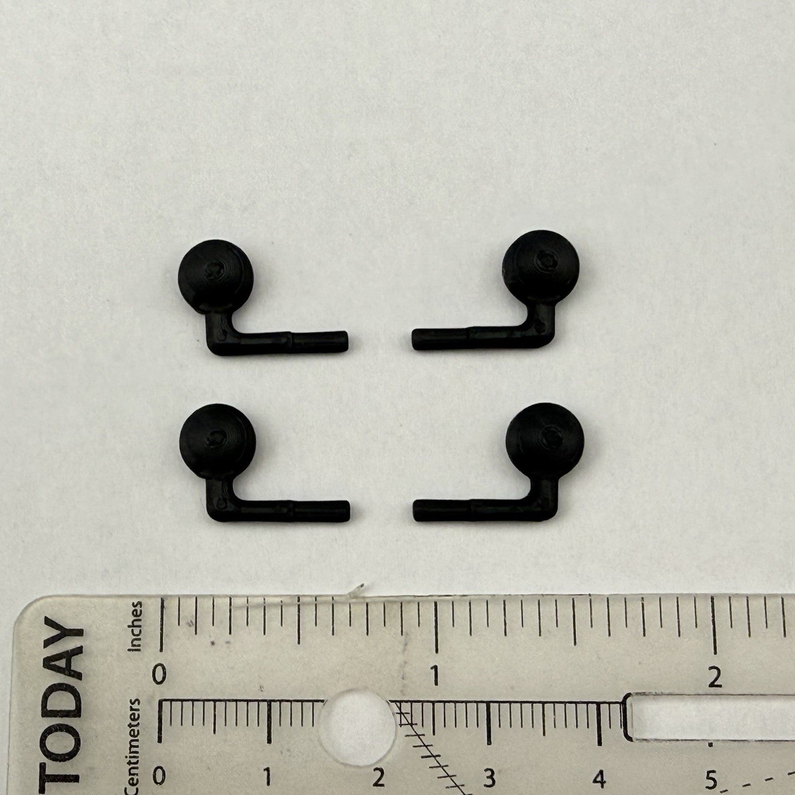 4 Pack 1/18 Scale Model Black Spotlight LED Compatible Police 1833 Black1