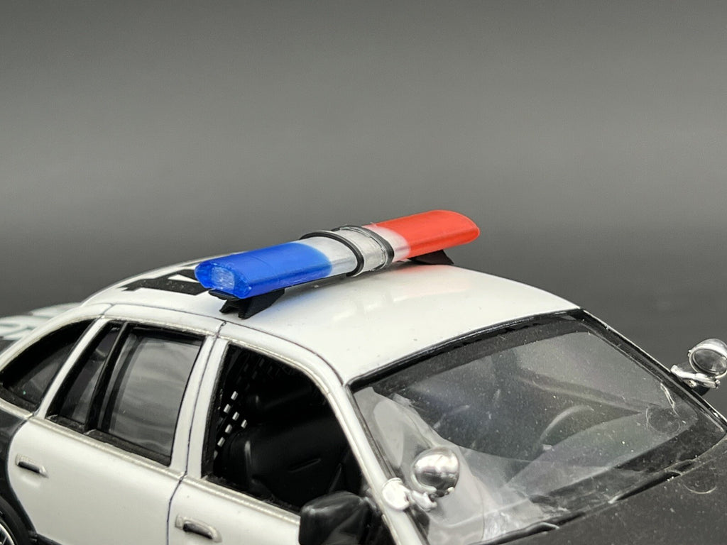 1/24 25 LED Ready Jetstrobe Jetstream Lightbar Blue Red Clear Police Sheriff9