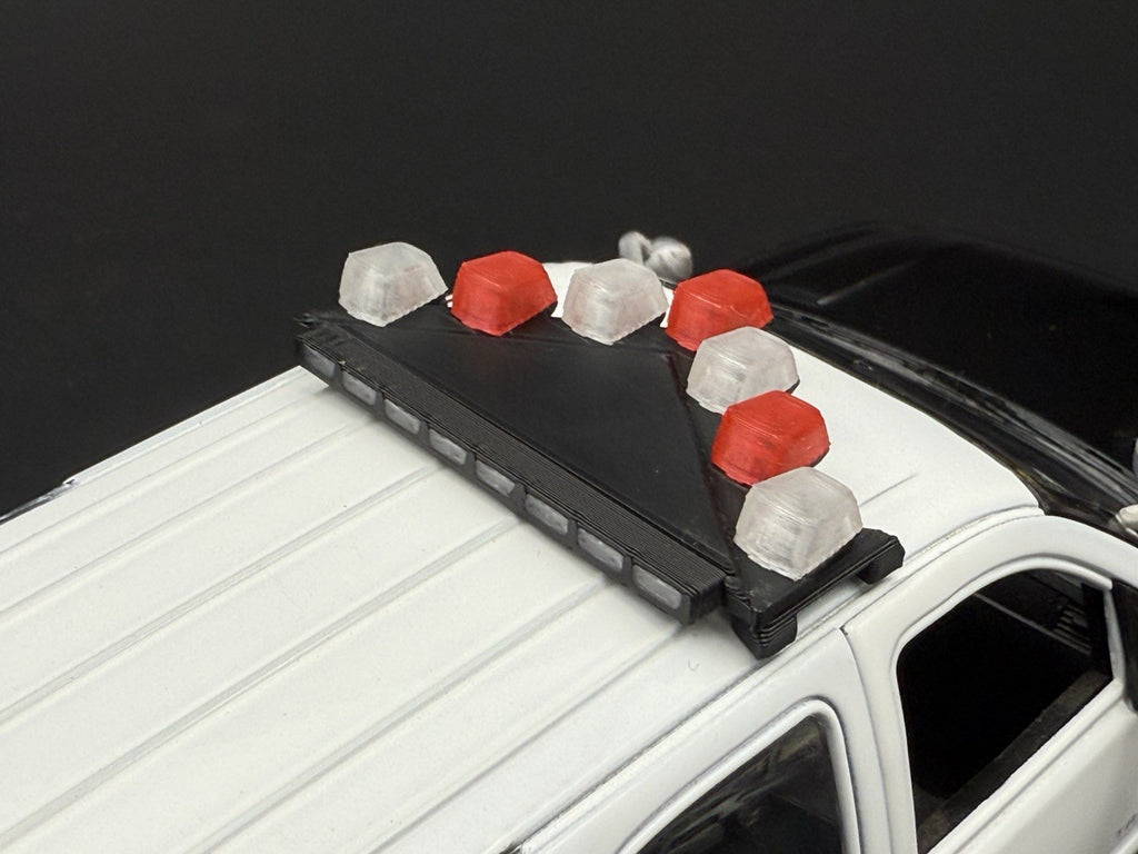 1/24 25 Scale Model LED Ready NYPD Federal Vector Lightbar Police Post-2008 243210
