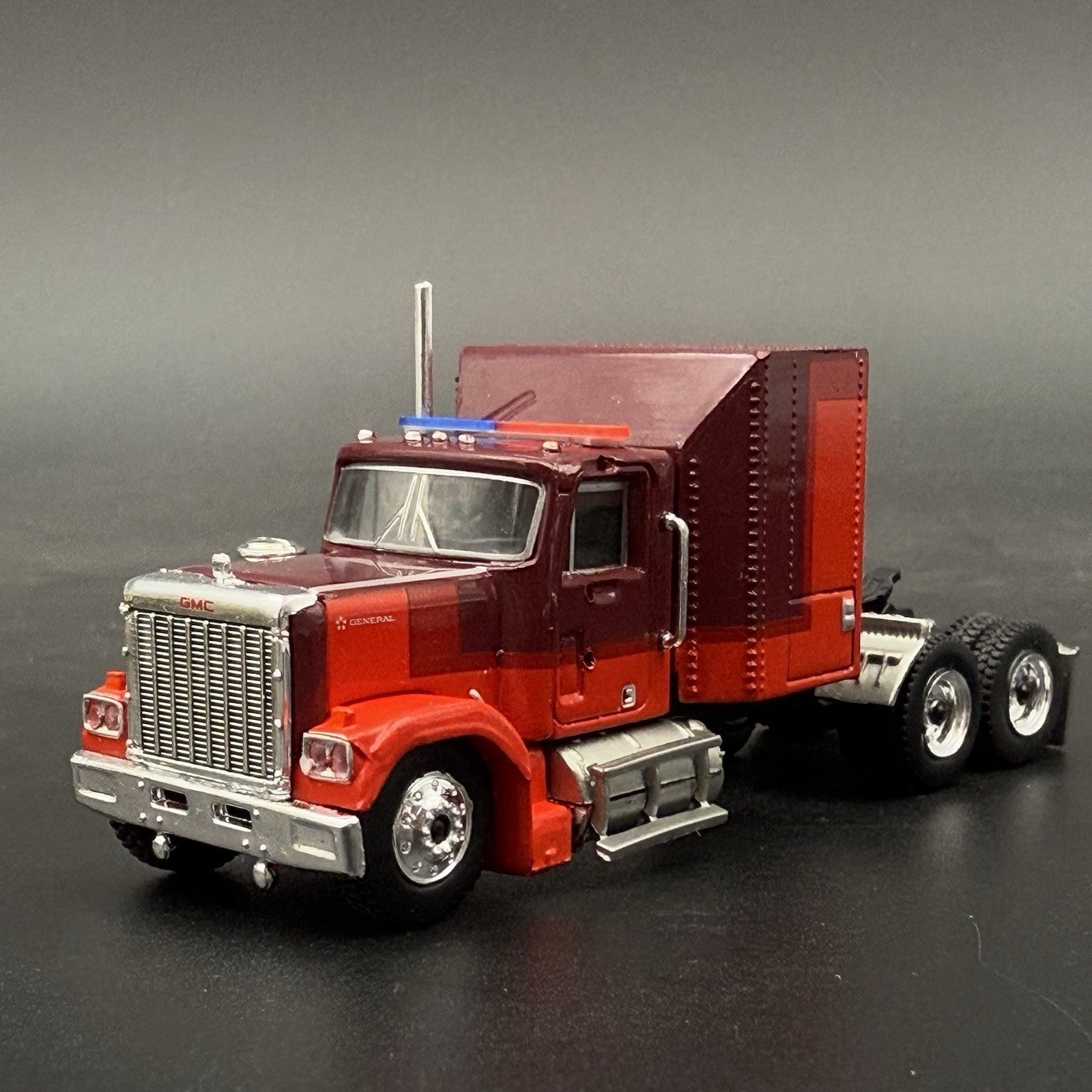 4 Pack 1/87 HO Scale Blue Red LED Style Long Whelen Lightbar Police 87067