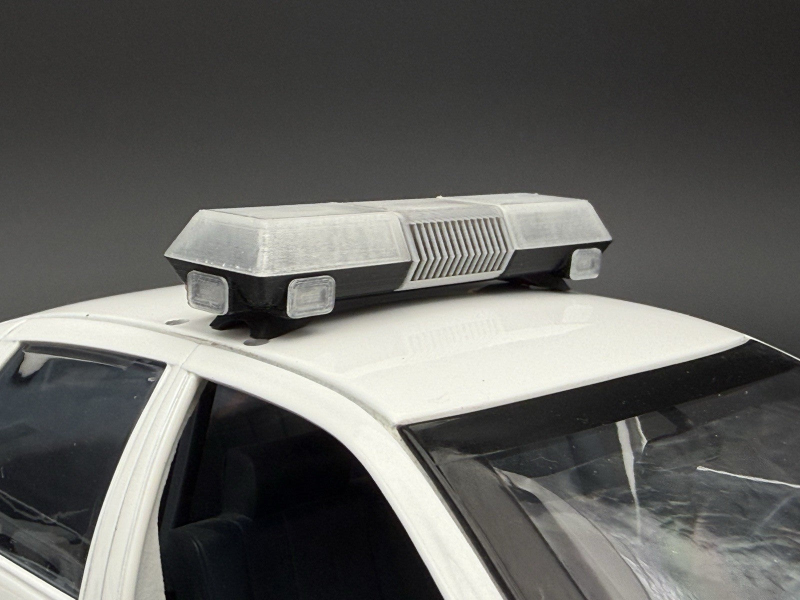 1/24 Scale Model Clear Chrome Lectric Lites Ranger LL300 Lightbar Police 2478C6