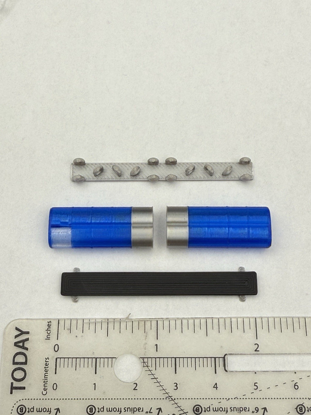 1/24 1/25 Blue Clear Chrome Federal Signal Aerodynic Lightbar Police Hawaii 24161