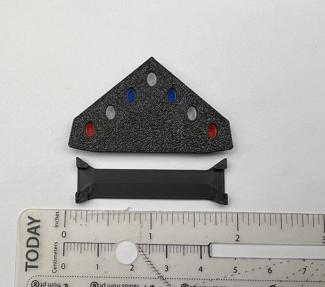 1/24 27 LED Ready LVMPD Blue Red Federal Signal Vision SLR Lightbar Police Car1