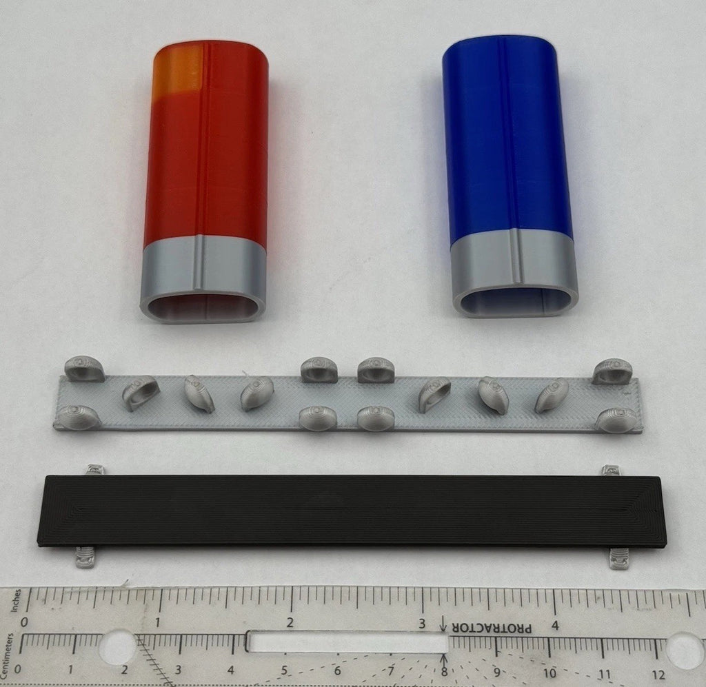 1/10 LED Ready AeroDynic Lightbar 240 Robert Los Angeles Sheriff Blue Red Police2