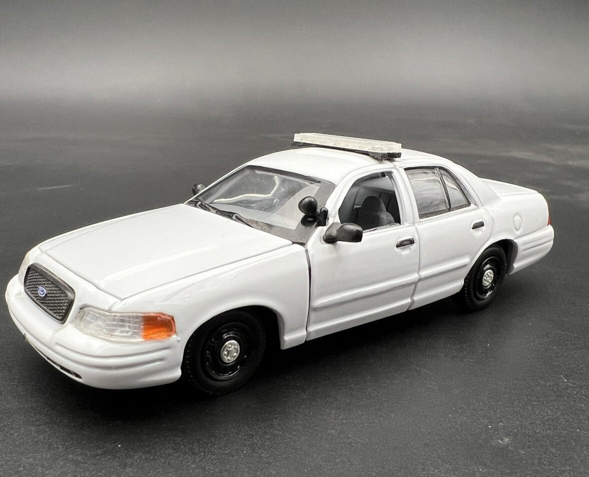 2 Pack 1/43 Sedan Length Whelen LED Gray Top Lightbar O Scale Police Sheriff12