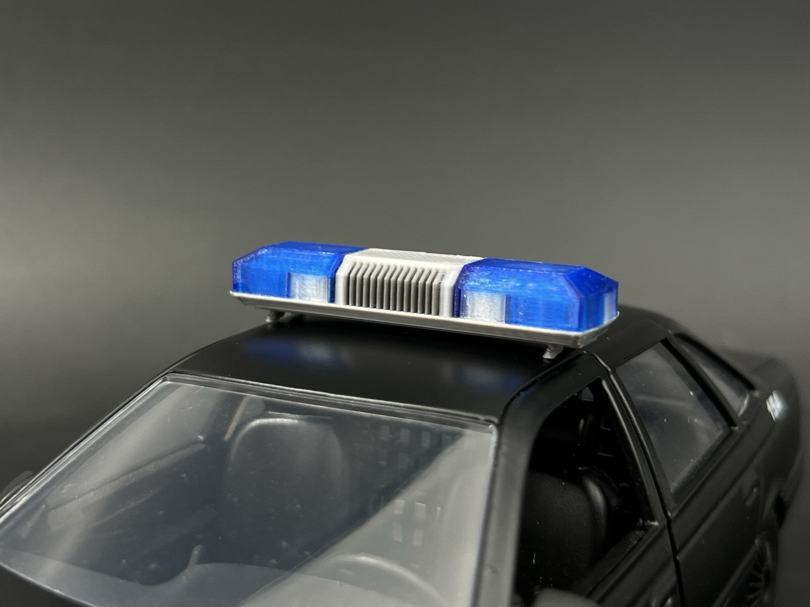 1/24 1/25 Blue Smith Wesson 8780 8880 8980 Lightbar Police Sheriff Fire6