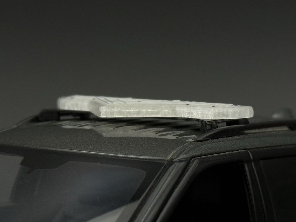 1/24 25 LED Ready Federal Valor SUV Tahoe Width Lightbar Police Motormax9