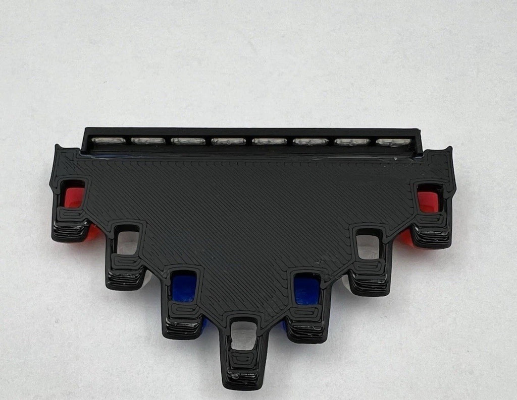 1/24 25 Scale Model LED Ready Clear Federal Vector Lightbar Police Fire 2432C2