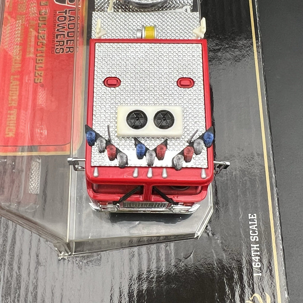 3 Pack 1/64 Blue Red Split Vector Lightbar Fire Truck Engine Police Code 33