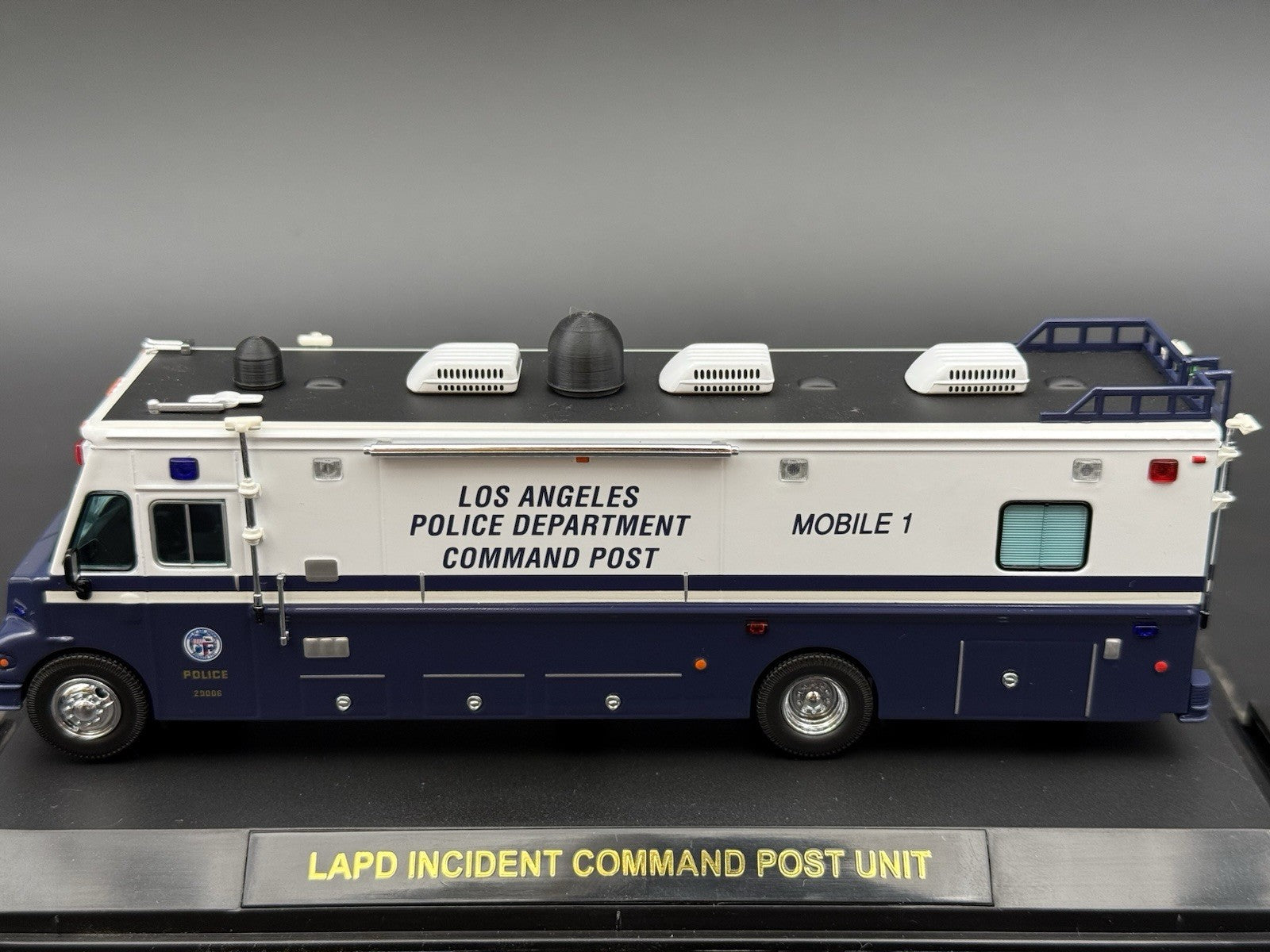 2-Pack 1/64 Scale Model Satellite TV Antenna RV Command Post 6454 BLACK3