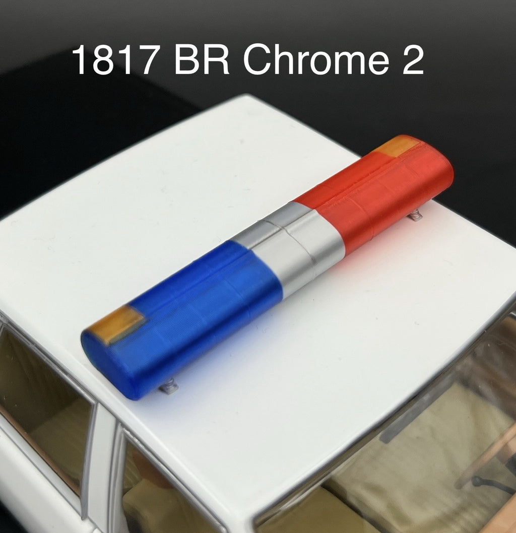 1/18 LED Ready AeroDynic Lightbar Cannonball Run Sheriff Blue Red Police CHP0