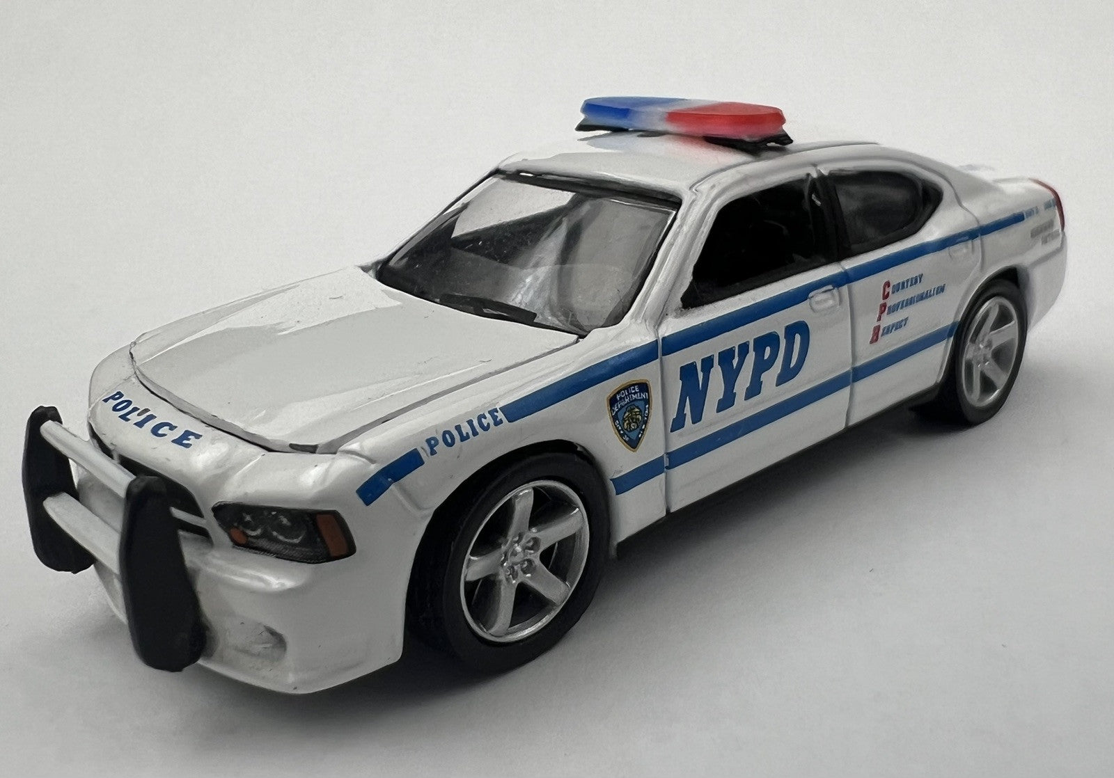 2 Pack 1/64 Blue Red Federal Signal Arjent Lightbar Greenlight Police Car8