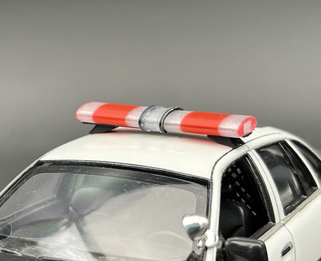 1/24 25 LED Ready NYPD Mustang Style Red Jetstream Lightbar New York Police Fire7
