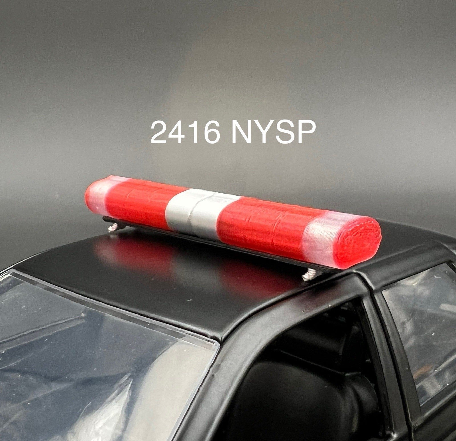 1/24 1/25 LED Compatible AeroDynic Lightbar NYSP Red Clear New York State Police0