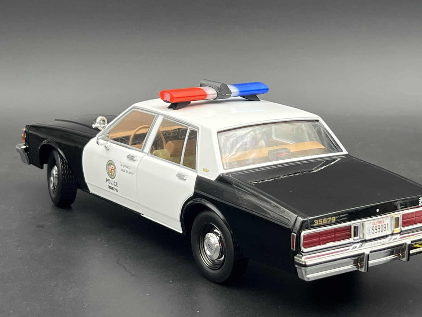1/18 LED Ready Jetsonic Lightbar Blue Clear Red Police Sheriff Highway Patrol10