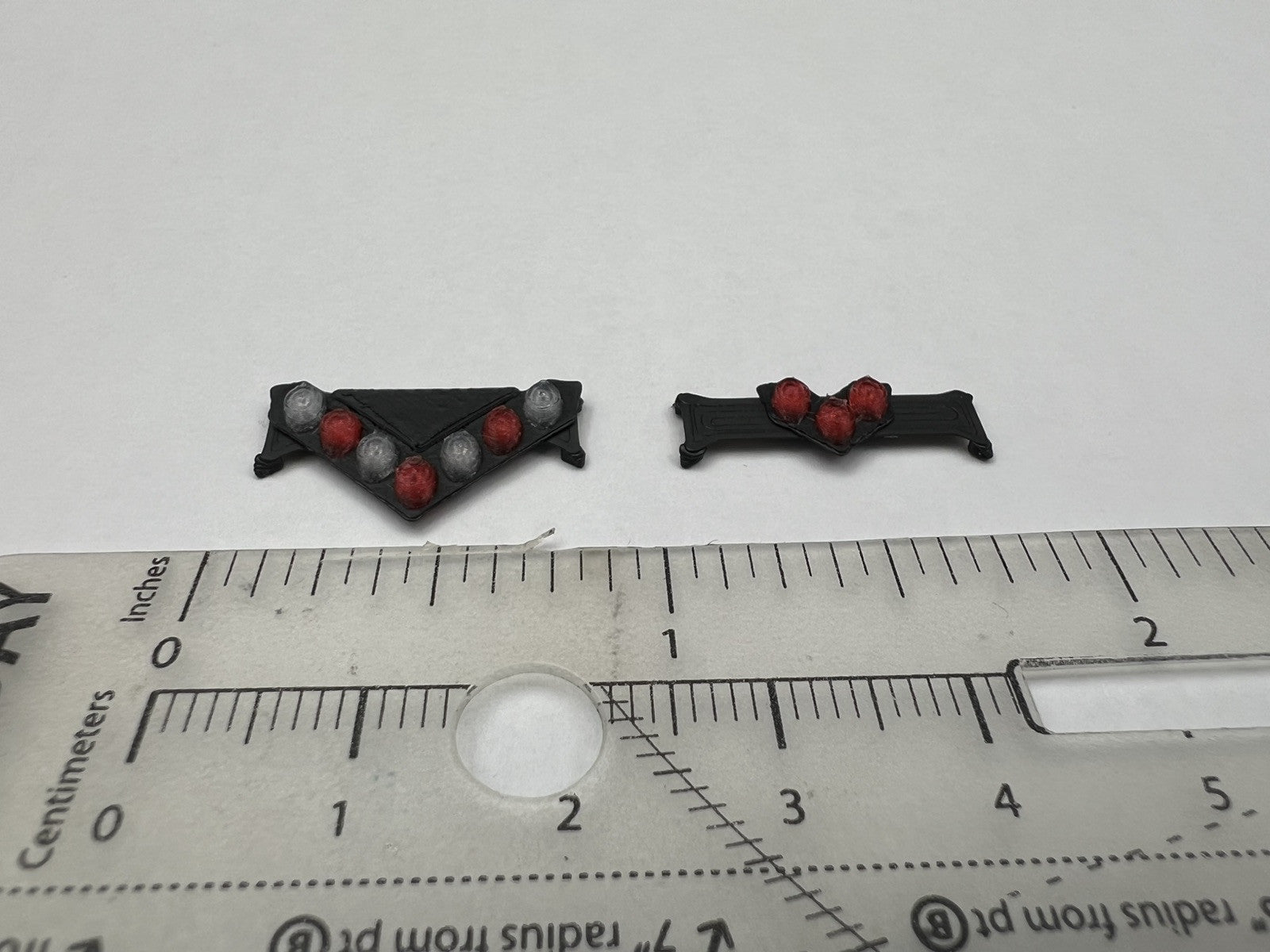 2 Pack 1/64 NYPD Red Federal Signal Vision SLR Lightbar Greenlight Police Car17