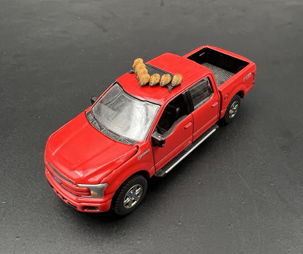 2 Pack 1/64 Vector Vision Amber Yellow Lightbar Tow Work Truck Construction5