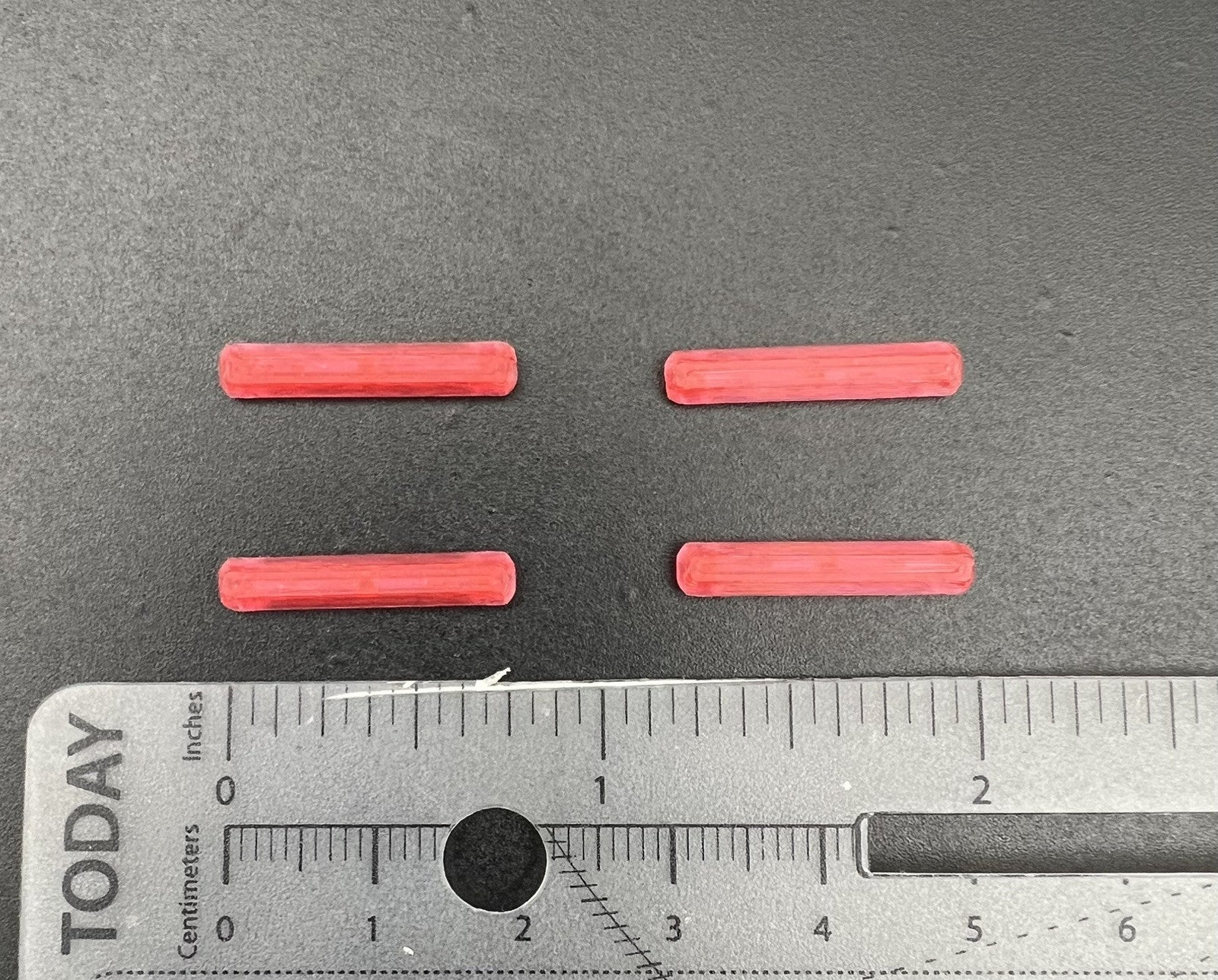 4 Pack 1/87 HO Scale Red Long Code 3 MX7000 Lightbar Police Fire Truck Ambulance2