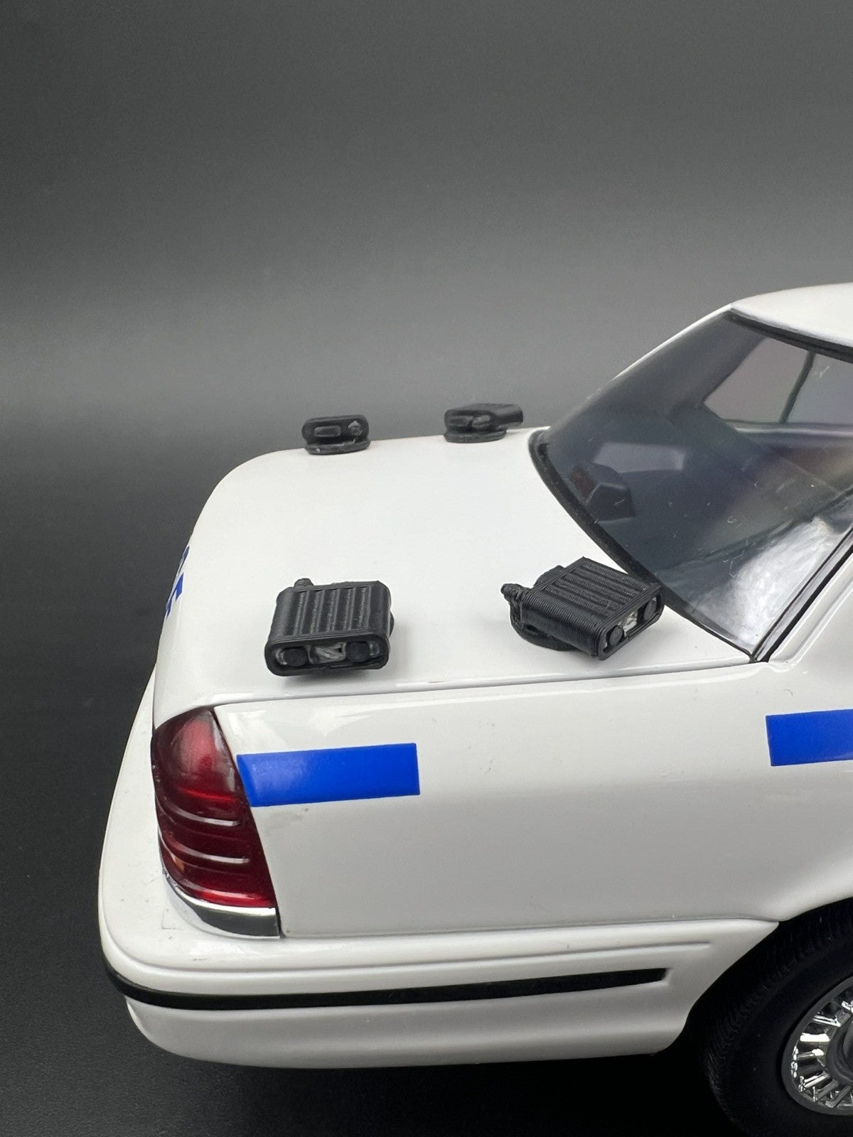 4 Pack 1/18 ALPR License Plate Reader Scanner Police Car SUV Lightbar Sheriff2