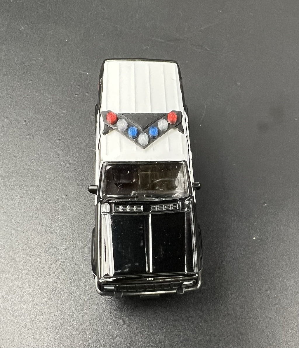 2 Pack 1/64 LVMPD Blue Red Federal Signal Vision SLR Lightbar Police Car14