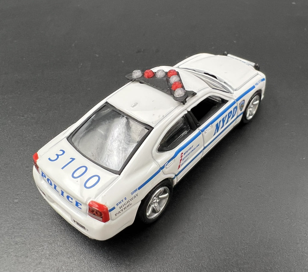 2 Pack 1/64 NYPD Red Federal Signal Vision SLR Lightbar Greenlight Police Car9