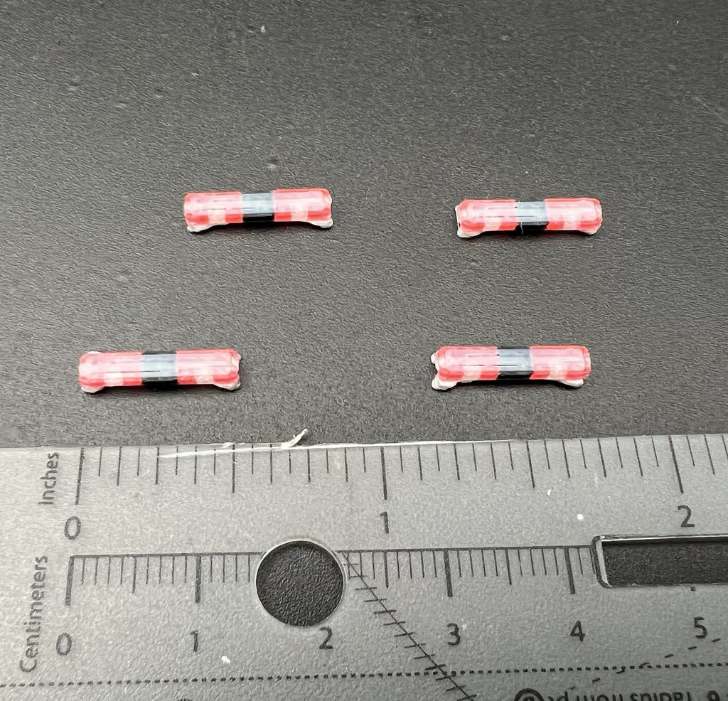 4 Pack 1/87 HO Edge Lightbar Red Fire EMS Police Sheriff Car Truck Ambulance6