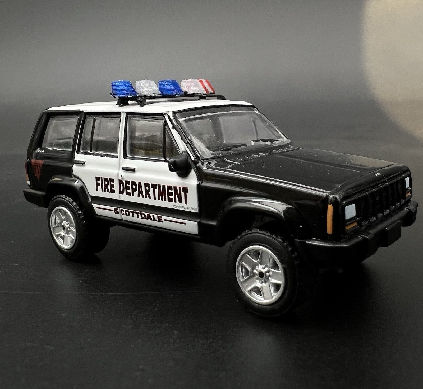 2 Pack 1/64 Blue Red Vector Vision Lightbar Police Sheriff Fire State Patrol14