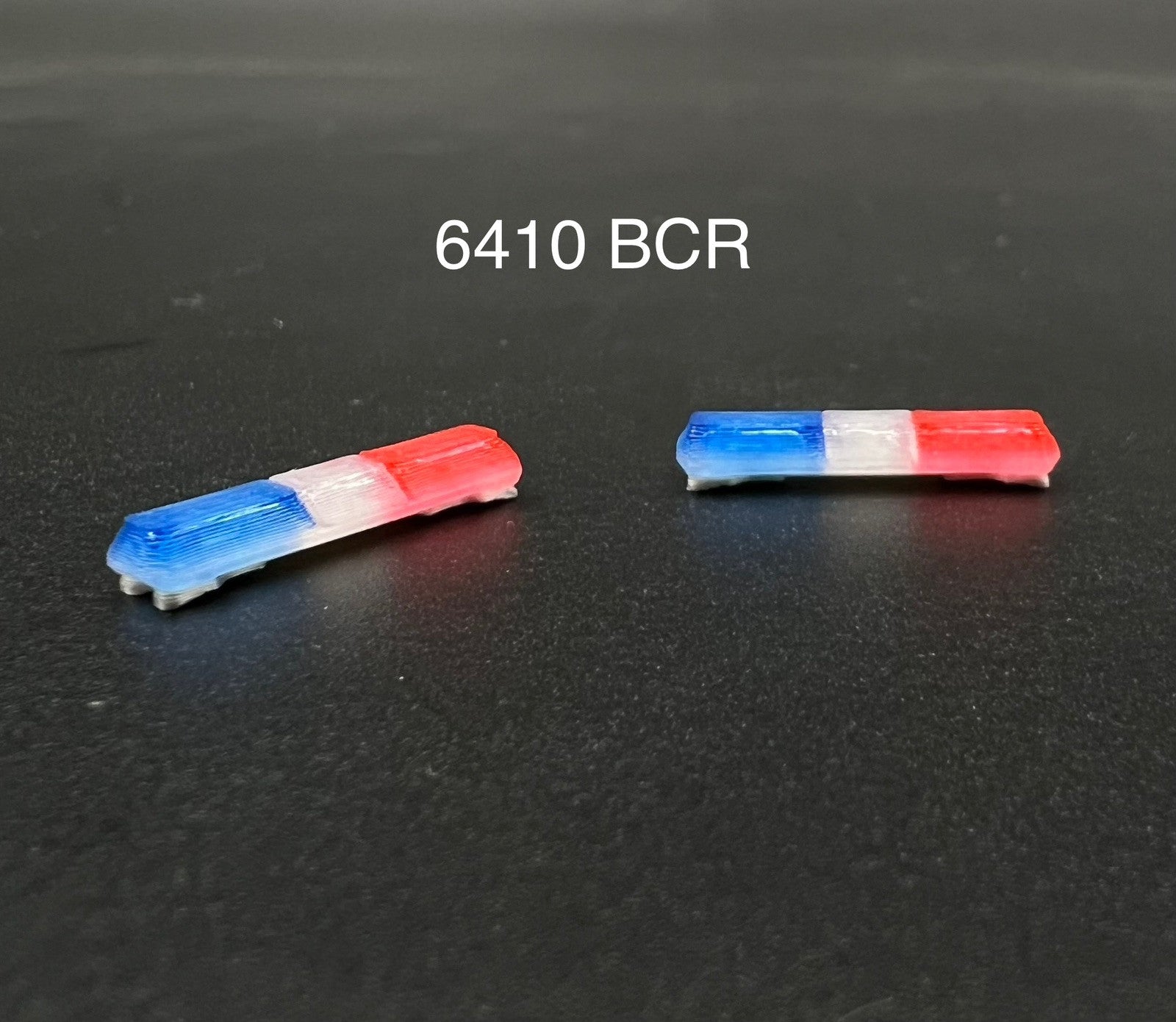 2 Pack 1/64 Code 3 MX7000 Blue Red Lightbar Greenlight Police Sheriff Patrol0